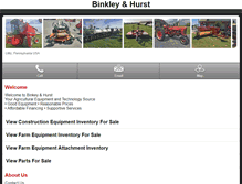 Tablet Screenshot of m.binkleyhurst.com